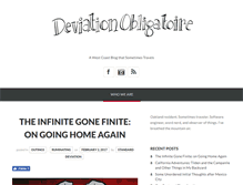 Tablet Screenshot of deviationobligatoire.com